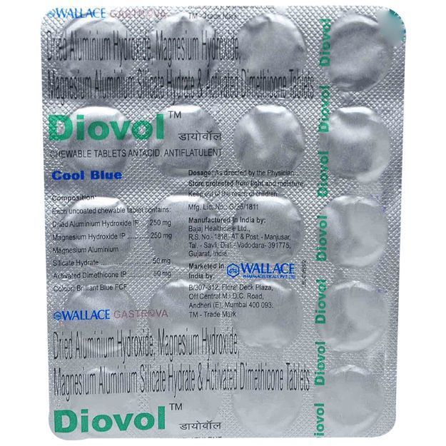 Diovol Cool Blue Chewable Tablet (20)