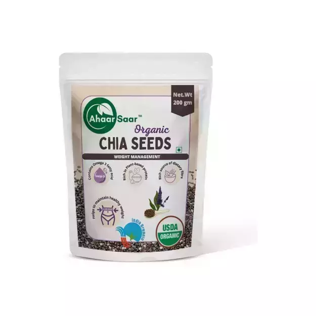 Ahaar Saar USDA Certified Organic Chia Seeds 100gm