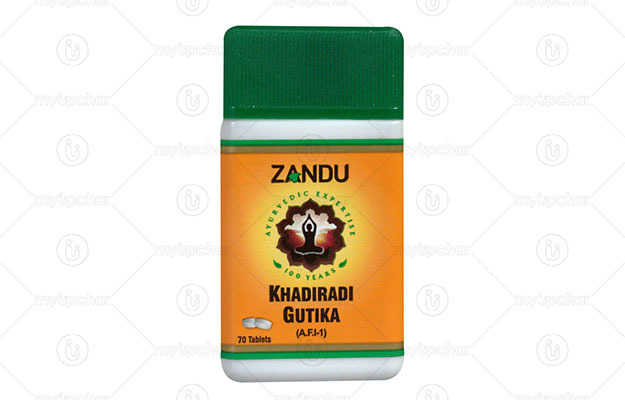 Zandu Khadiradi Gutika Tablet