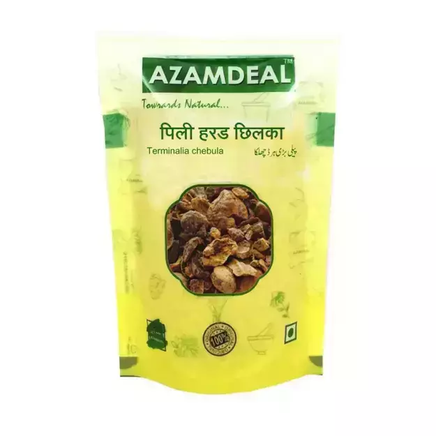 Azamdeal Harad Big Yellow without seeds /Harad Chilka (100 grams)