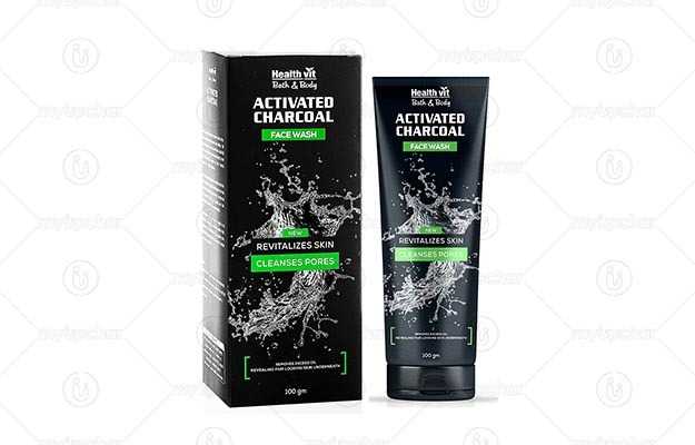 Healthvit Activated Charcoal Face Wash