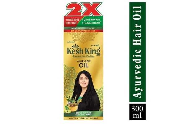 Buy Kesh King Ayurvedic Scalp and Hair Oil, 300ml & Anti Hairfall Shampoo,  340ml Combo Online at Low Prices in India - Amazon.in