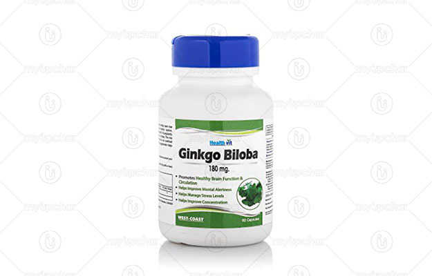 Healthvit Ginkgo Biloba 180 Mg Capsule