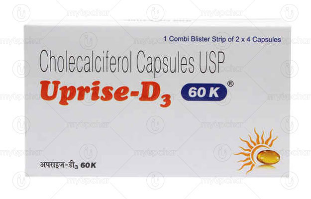 Uprise D3 60 K Capsule benefits, side effects, price, dose, how to use ...