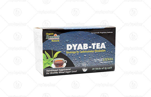 Organic Sunrise Natural Dyab Tea (Stevia) Formula Of Ayurved
