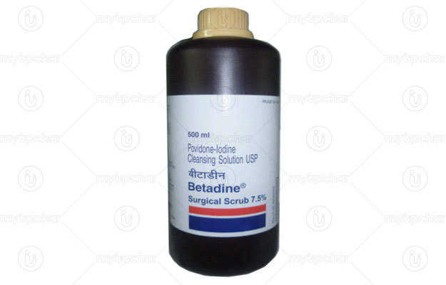 Betadine Surgical Scrub Solution 500ml: Uses, Price, Dosage, Side Effects,  Substitute, Buy Online