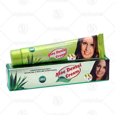 aloe dental cream uses