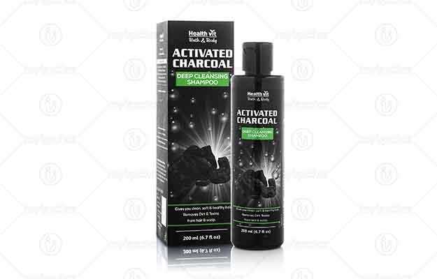 Healthvit Activated Charcoal Deep Cleansing Shampoo 