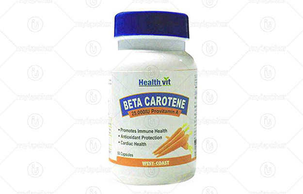 HealthVit Beta Carotene 25000IU Provitamin A Capsule