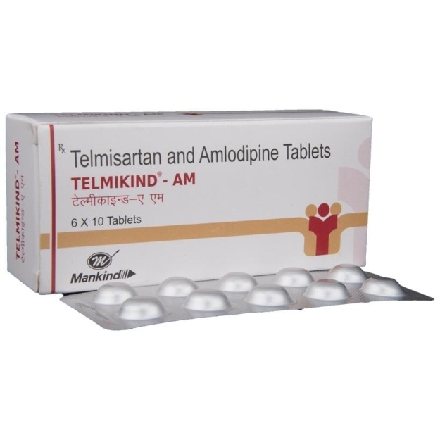 Telmikind AM 40 Mg/5 Mg Tablet