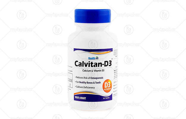 Healthvit Calvitan D3 Calcium & Vitamin D3 Tablet