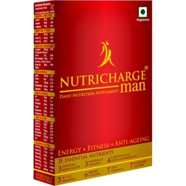 Nutricharge Man - 30 Tablets (Pack of 1)