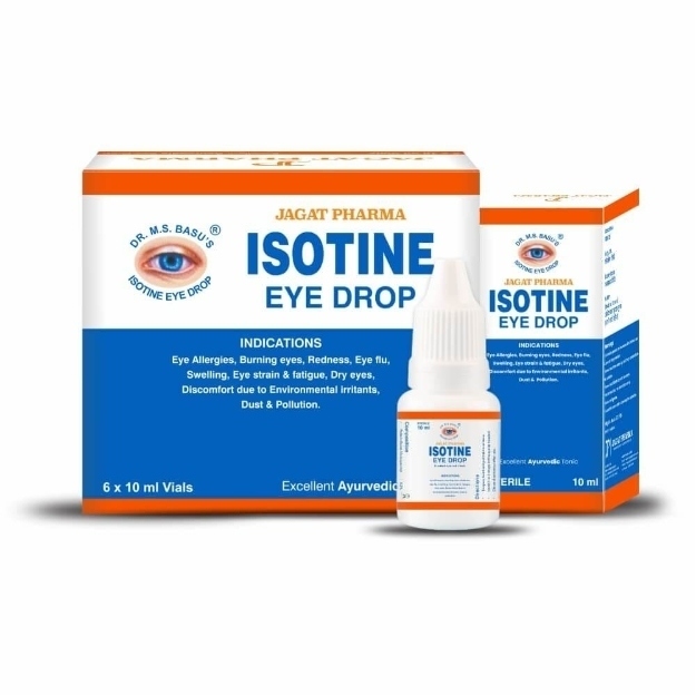Jagat Pharma Isotine Eye Drops Pack of 6 Drops (10ml Each)