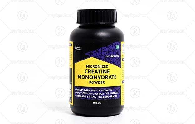 Healthvit Fitness Micronised Creatine Monohydrate Powder  100gm