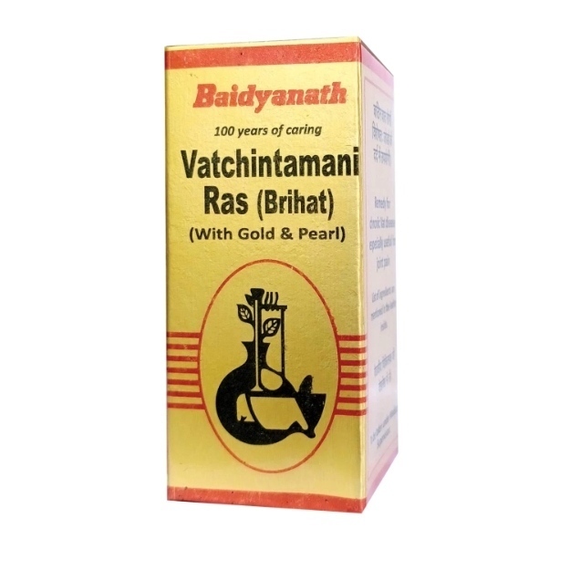 Baidyanath Vatachintamani Ras Vrihat With Gold & Pearl Tablet (10)