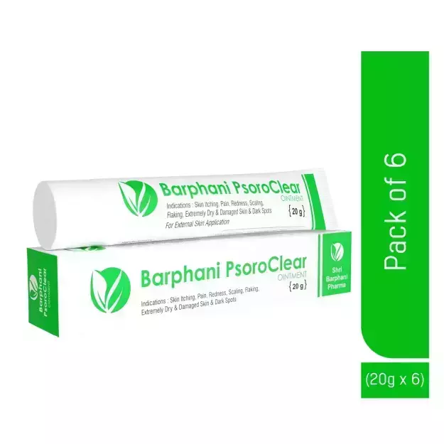 Barphani Psoroclear Ointment 20gm Pack Of 6