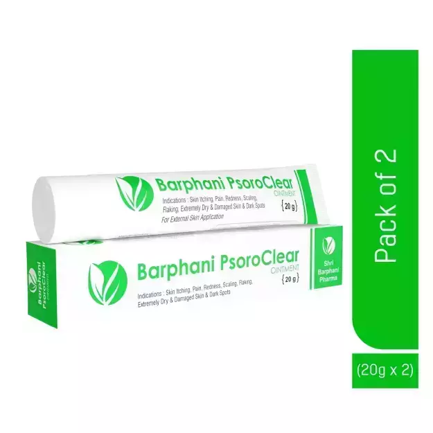 Barphani Psoroclear Ointment 20gm Pack Of 2