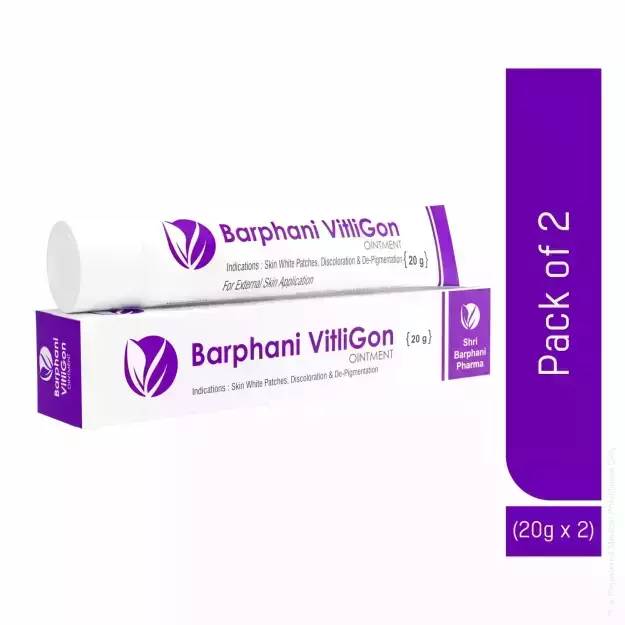 Barphani Vitligon Ointment 20gm Pack of 2