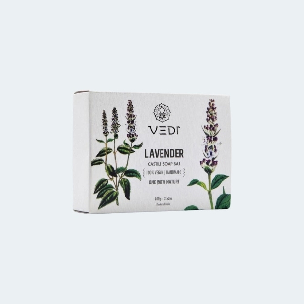 Vedi Lavender Castile Soap Bar 100gm