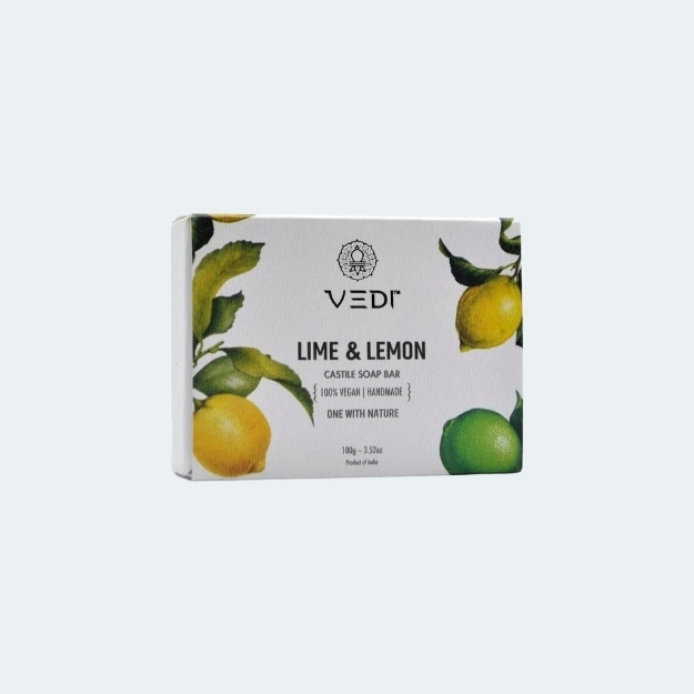 Vedi Lime And Lemon Castile Soap Bar 100gm