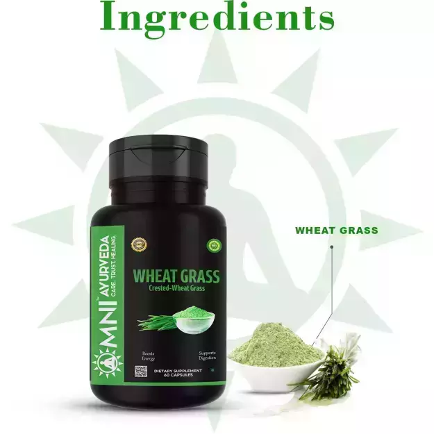 Omni Ayurveda Wheat Grass Capsules Uses Price Dosage Side Effects