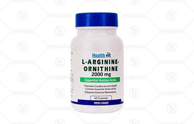 Healthvit L-Arginine & L-Ornithine Tablet