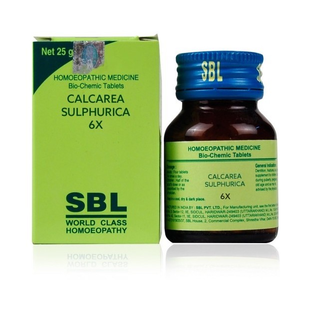 SBL Calcarea sulphurica 6X Tablet 25gm