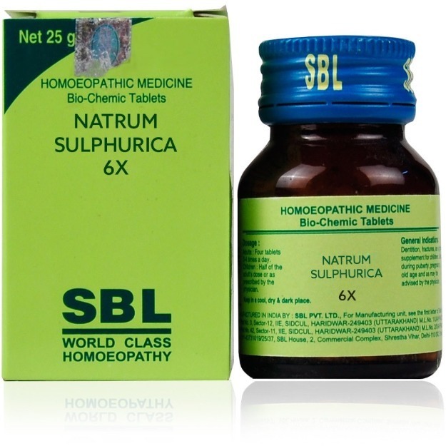 SBL Natrum sulphuricum 6X Tablet