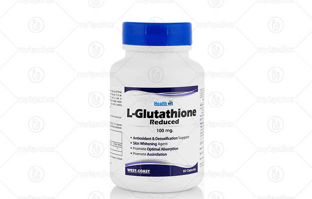 Healthvit L Glutathione Reduced 100 Mg Capsule