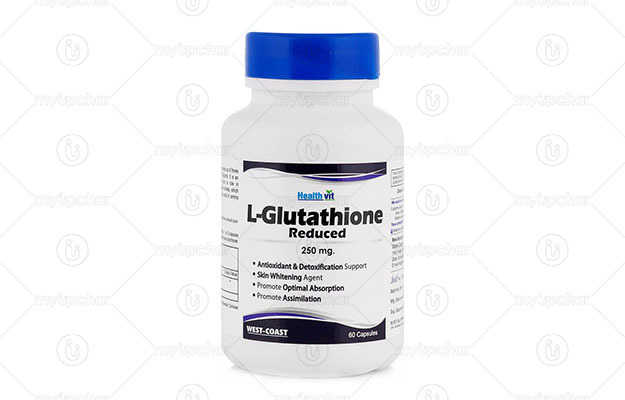 Healthvit L Glutathione Reduced 250 Mg Capsule