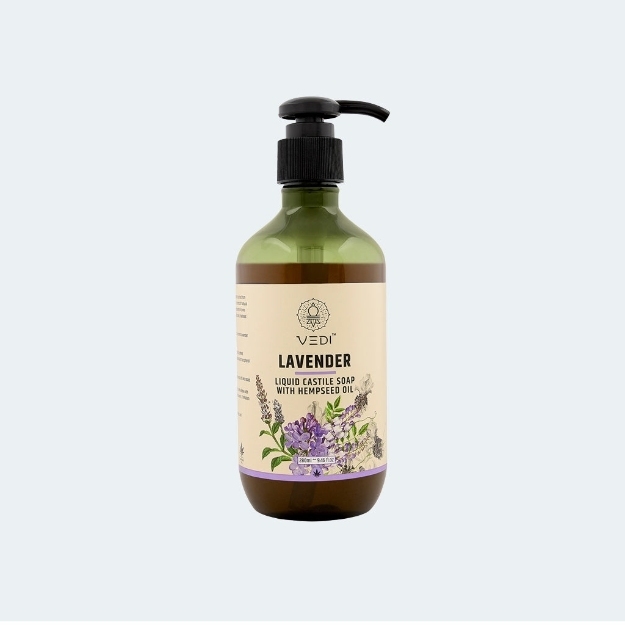 Vedi Lavender Liquid Castile Soap With Hempseed Oil 280ml
