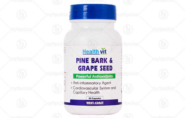 Healthvit Pine Bark And Grape Seed Capsule