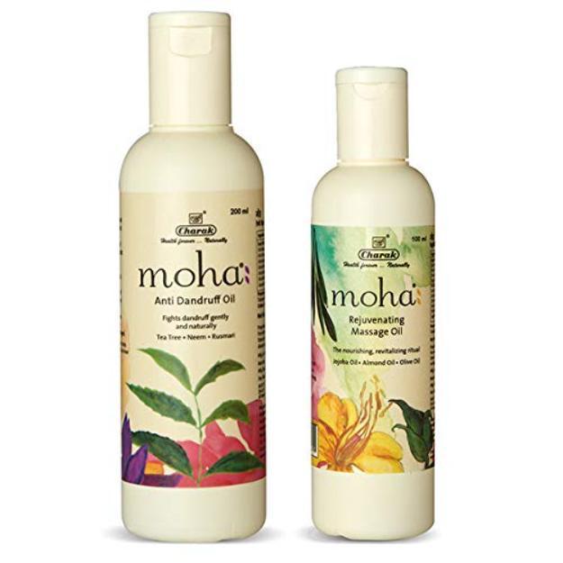 Moha Anti Dandruff Oil And Moha Rejuvenating Massage Oil Combo Pack