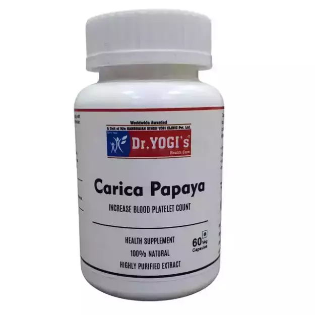 Dr. Yogi's Health Care Carica Papaya Capsule (60)
