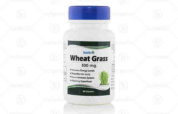 Healthvit Pure Wheat Grass Capsule