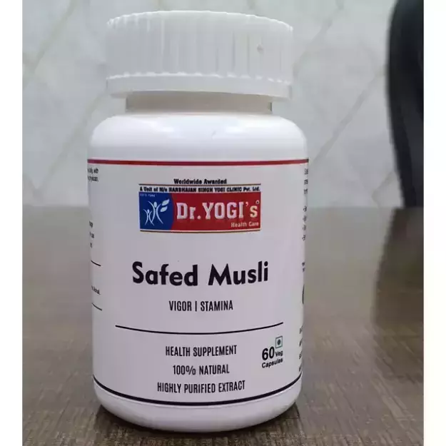 Dr. Yogi's Health Care Safed Musli Capsule (60)