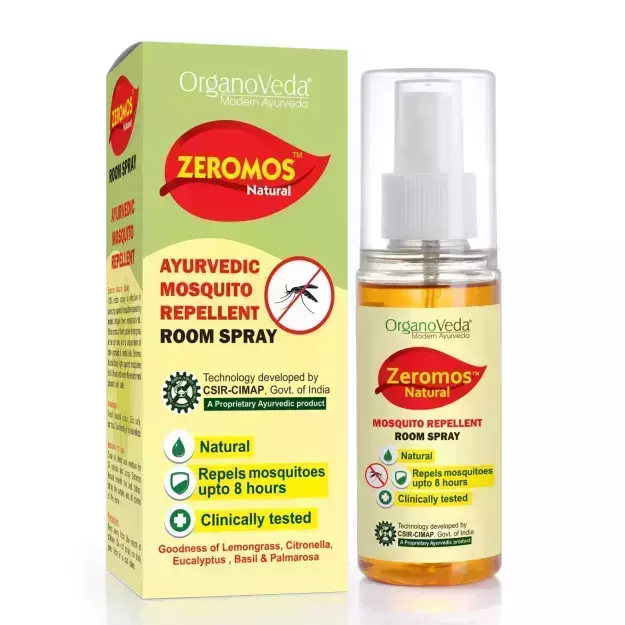 Agrow Organoveda Zeromos Mosquito Repellent Spray Pack of 2