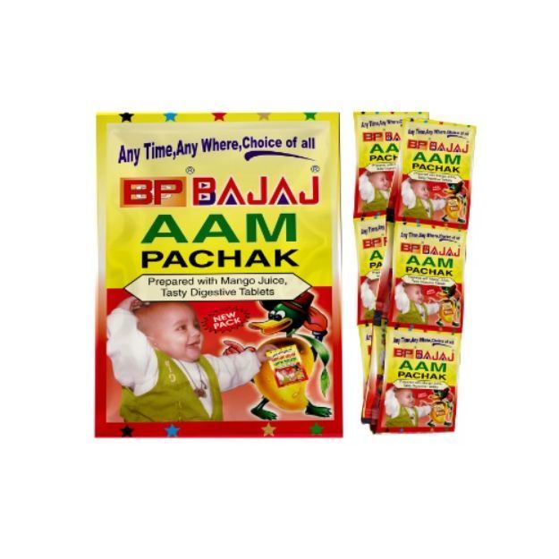 Bcp Bajaj Aam Pachak Tablet (25 Sachet, Rs 2/- Each, Pack Of 3)