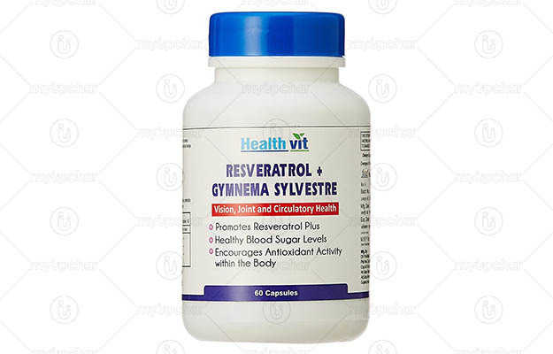 Healthvit Resveratrol Plus With Gymnema Sylvestre Capsule