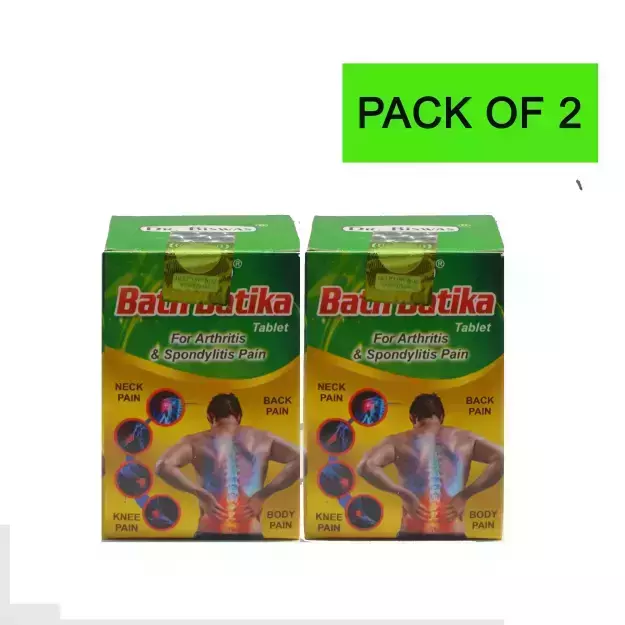 Dr. Biswas Bat Batika Tablet For Arthritis Pack Of 2