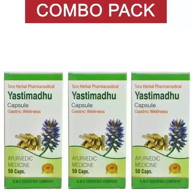 Tara Herbal Yastimadhu Capsule Pack Of 3