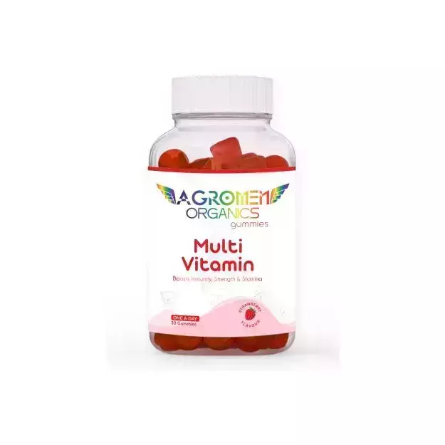 Agromen Organics Multivitamin Gummies With Vitamins And Minerals To Boost Immunity (30)