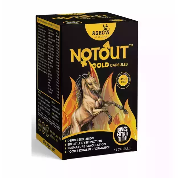 Agrow Not Out Gold Capsule Pack Of 2