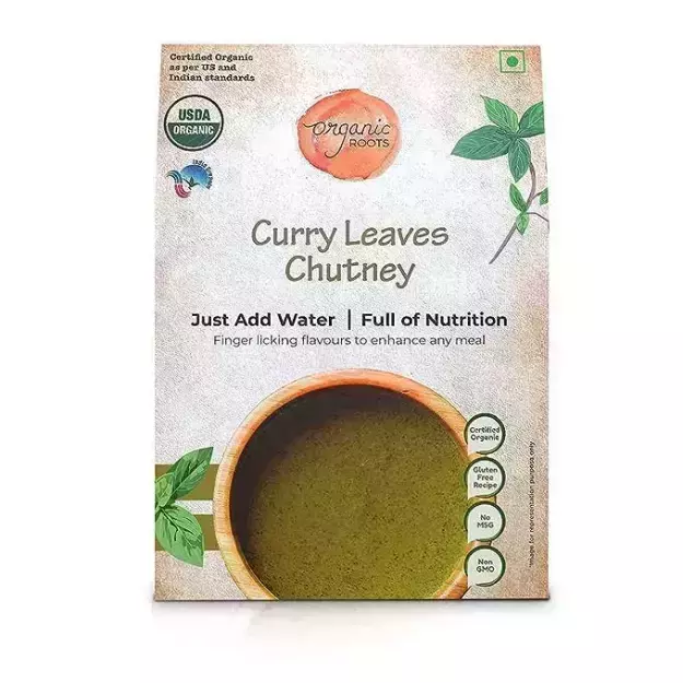 Organic Roots Curry Leaves Chutney Pack Of 4