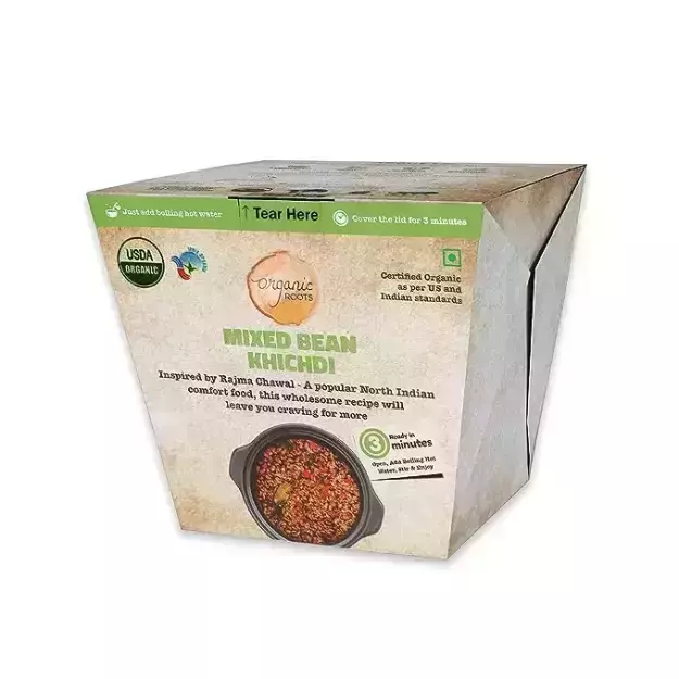 Organic Roots Mixed Bean Ready To Eat Khichdi Pack Of 4
