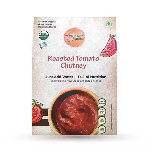 Organic Roots Roasted Tomato Chutney Pack Of 4 thumbnail 2