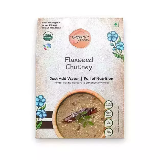 Organic Roots Flaxseed Chutney Pack Of 4 thumbnail 2