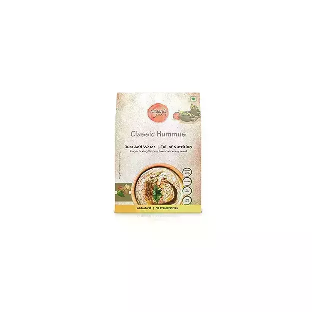 Organic Roots Classic Hummus Ready To Eat Pack Of 4 thumbnail 2