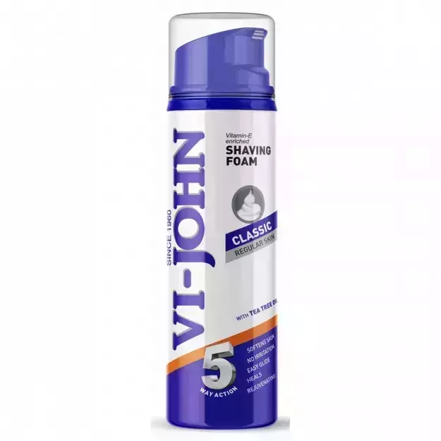 Vi John Classic Regular Skin Foam With Vitamin E 200ml