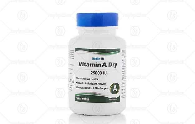 Healthvit Vitamin A Dry 25000 IU Capsule